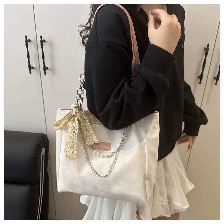 Cross-Border Women's Large Capacity Korean Style Shoulder Tote Bag — feature 11