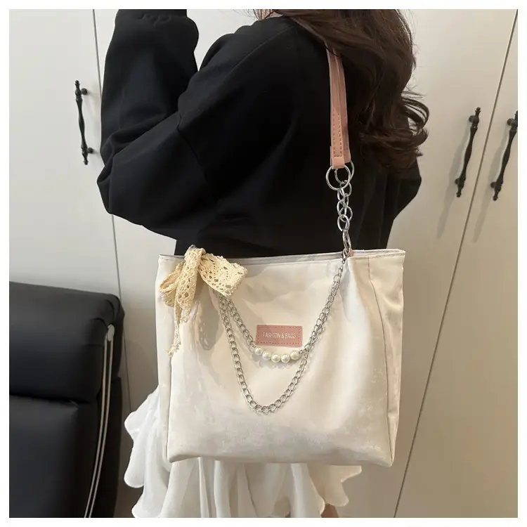 Cross-Border Women's Large Capacity Korean Style Shoulder Tote Bag — feature 13