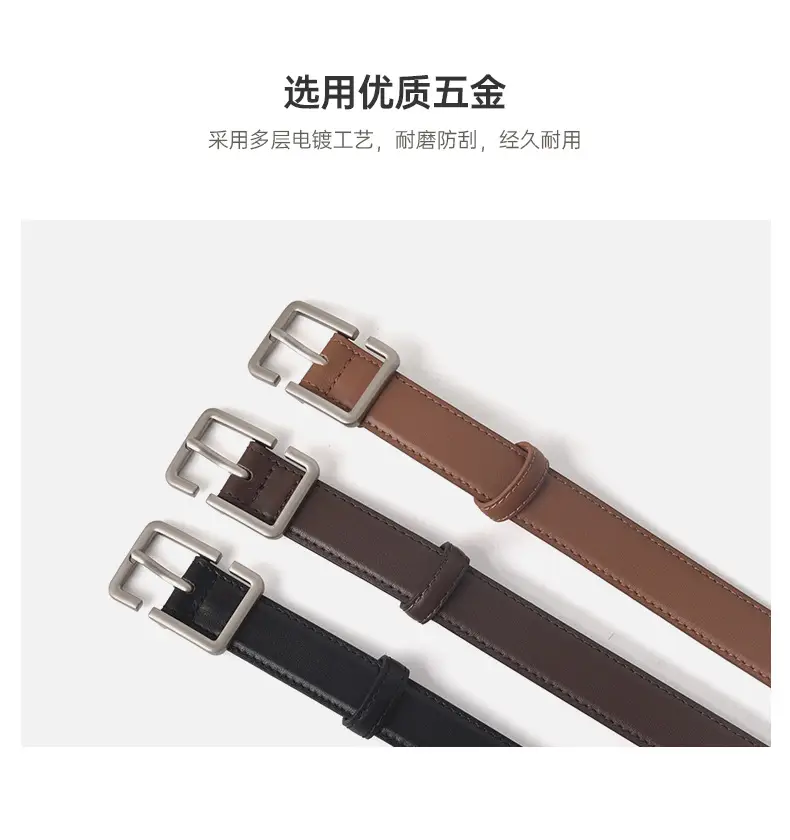2025 Women Genuine Leather Belt Retro High-Quality Versatile Pants Belt — feature 6