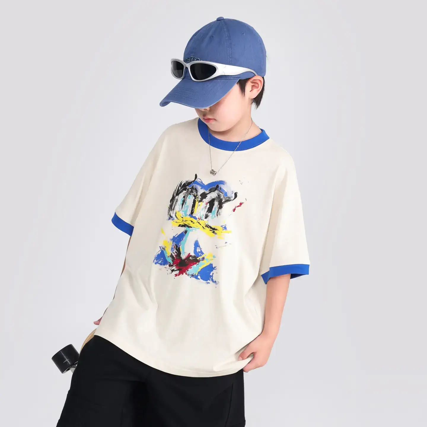 Boys Cartoon T-Shirt Shorts Set Summer 2026 - Image 3