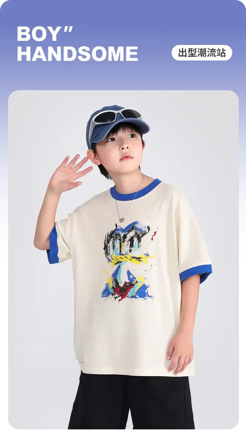 Boys Cartoon T-Shirt Shorts Set Summer 2026 — feature 1