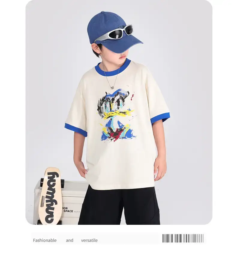 Boys Cartoon T-Shirt Shorts Set Summer 2026 — feature 9