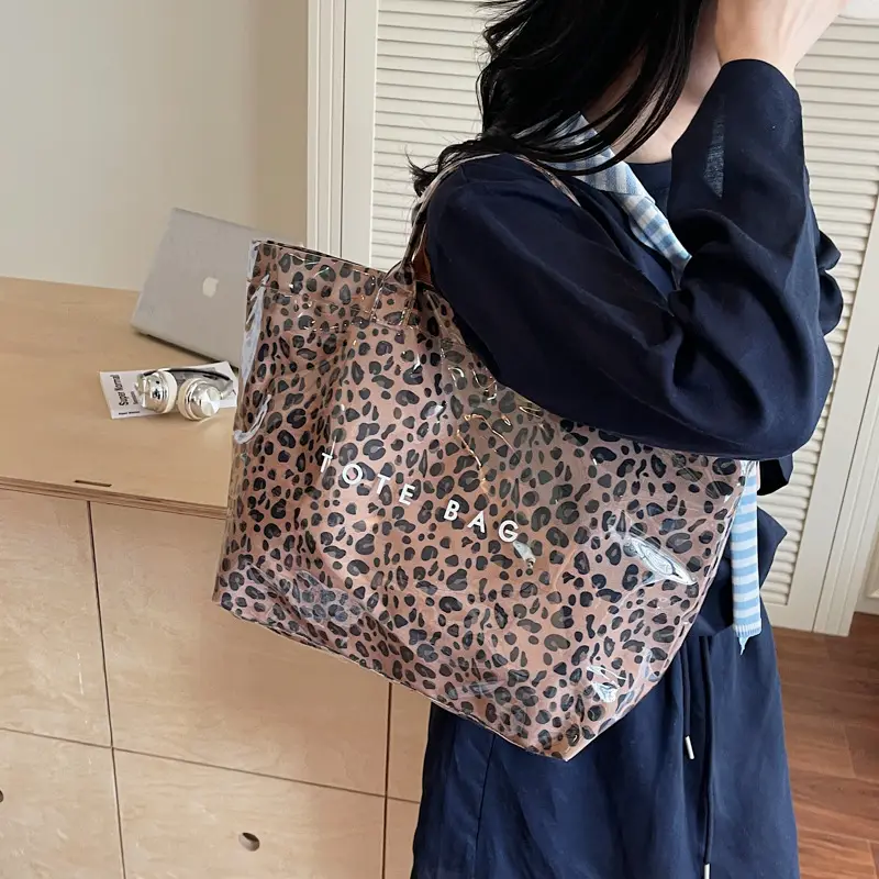 Cross-Border Leopard Print Tote Bag for Women