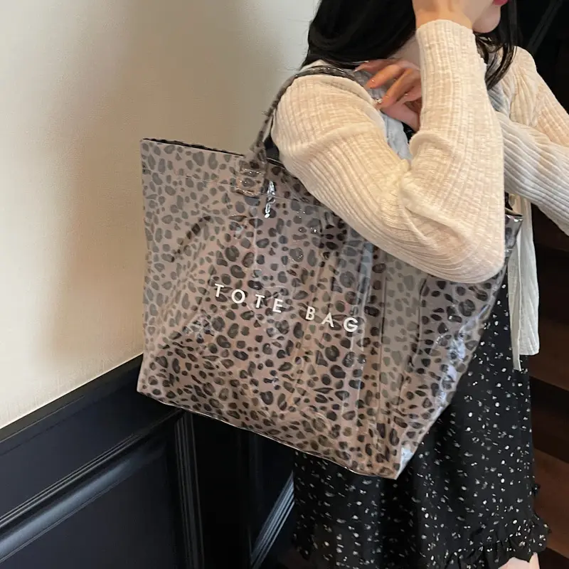 Cross-Border Leopard Print Tote Bag for Women