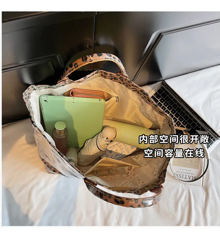 Cross-Border Leopard Print Tote Bag for Women — feature 8