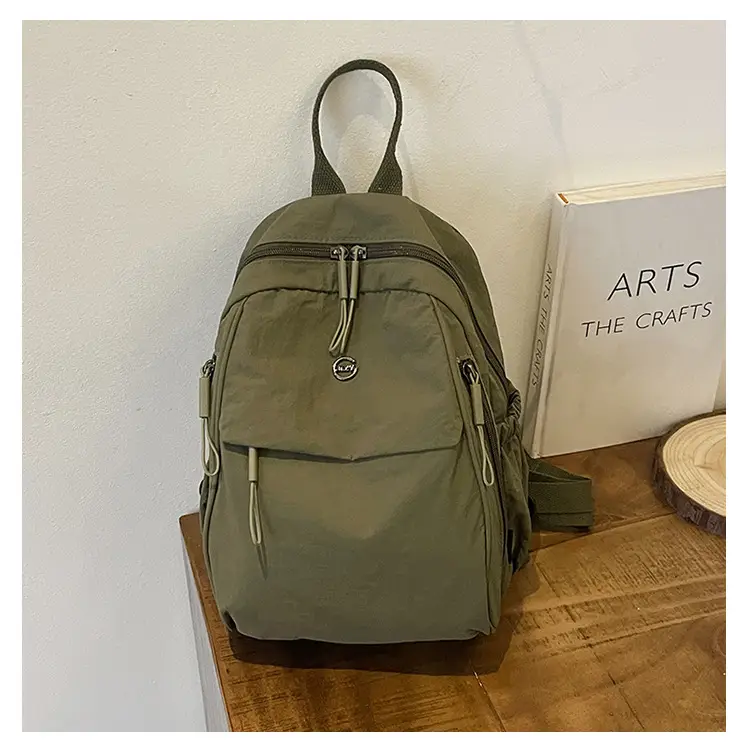 Yellow Oxford Cloth Crossbody Backpack for Women — feature 22