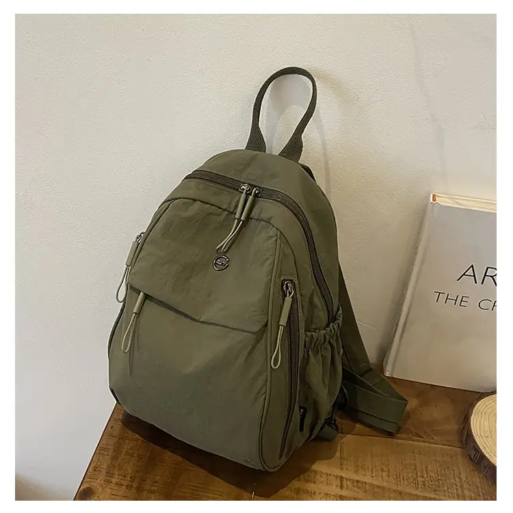 Yellow Oxford Cloth Crossbody Backpack for Women — feature 23