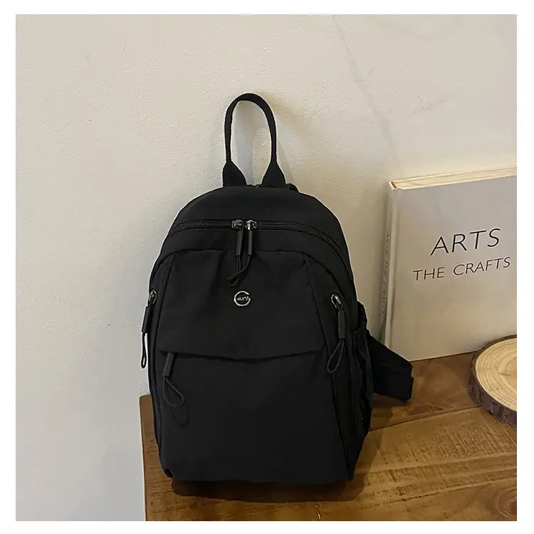 Yellow Oxford Cloth Crossbody Backpack for Women — feature 25