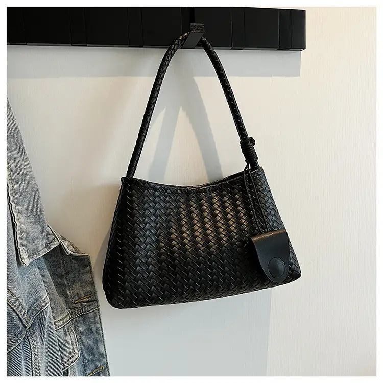 Blue Hand-Woven Shoulder Bag for Women — feature 27