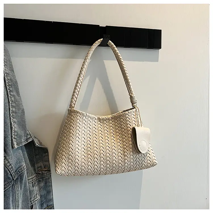 Blue Hand-Woven Shoulder Bag for Women — feature 30