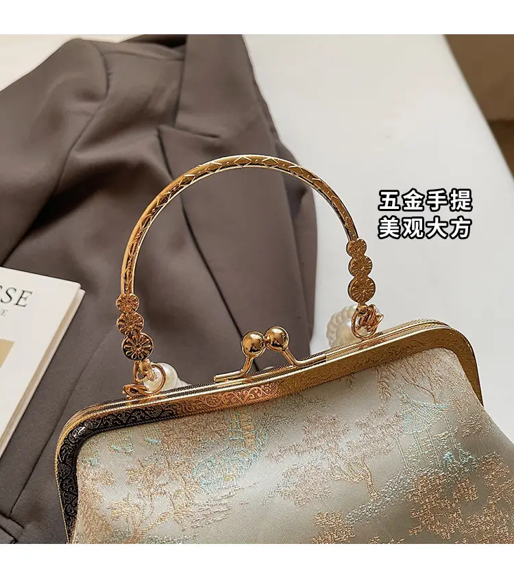 2025 Pearl Embroidery Chinese Style Shoulder Crossbody Bag — feature 5