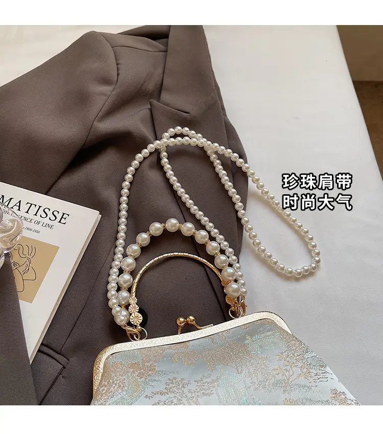 2025 Pearl Embroidery Chinese Style Shoulder Crossbody Bag — feature 6