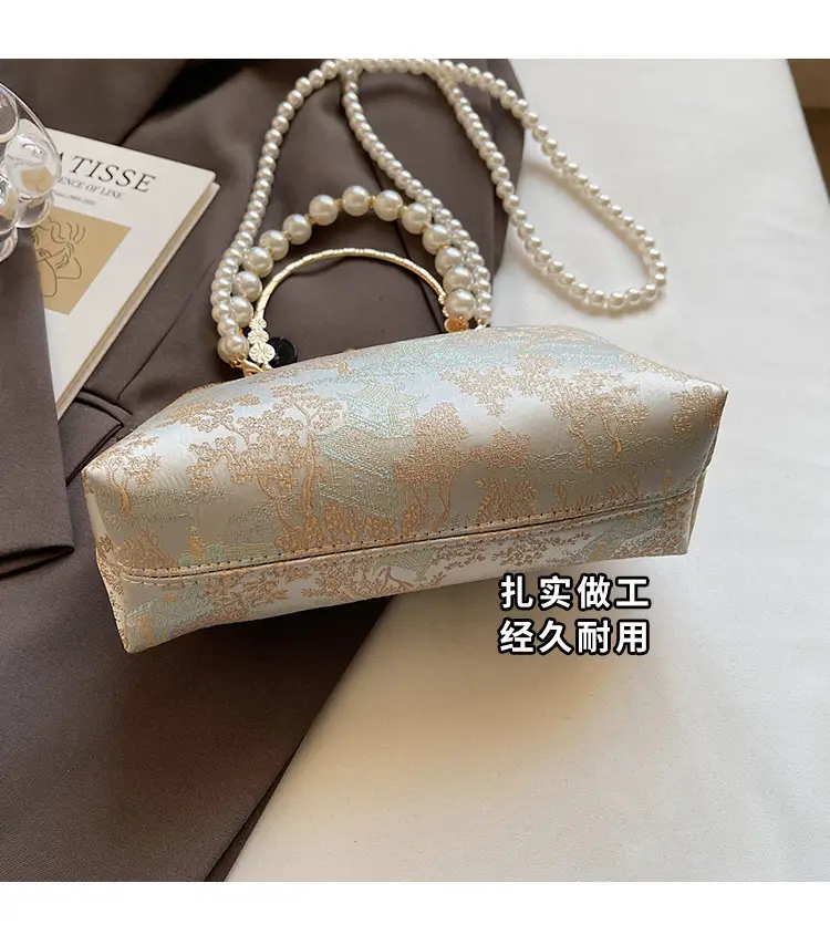 2025 Pearl Embroidery Chinese Style Shoulder Crossbody Bag — feature 7