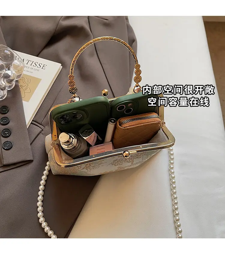 2025 Pearl Embroidery Chinese Style Shoulder Crossbody Bag — feature 8