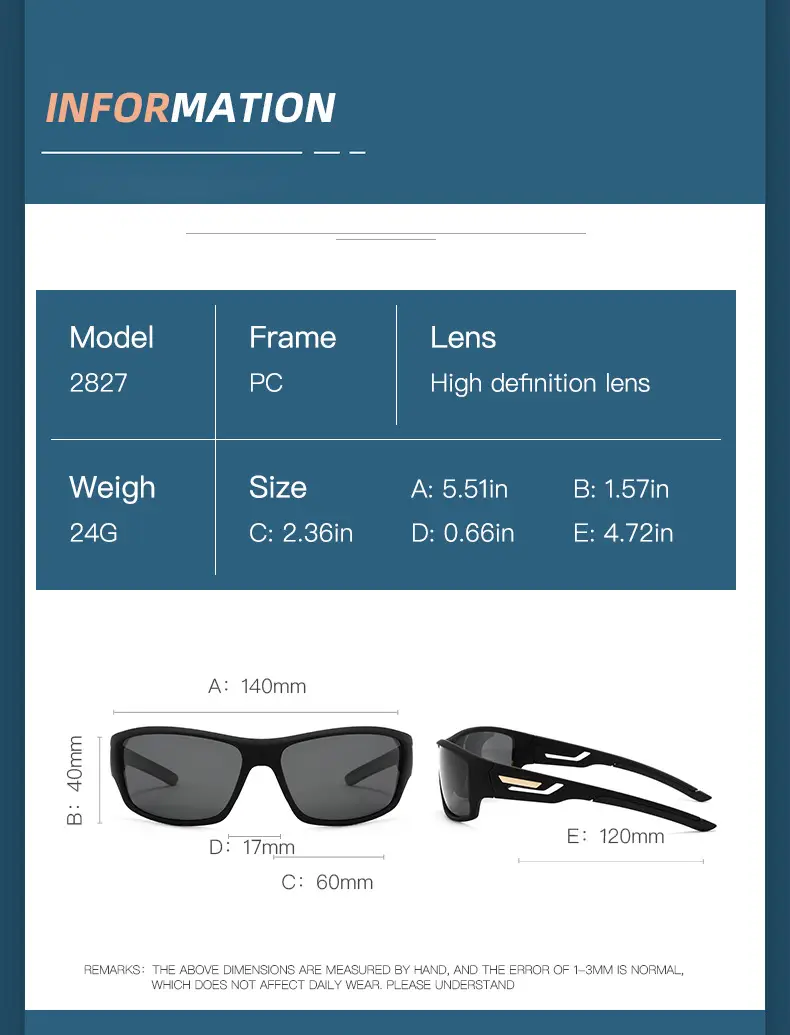 Men Polarized Sunglasses European American Outdoor Sports Cycling Glasses β feature 9