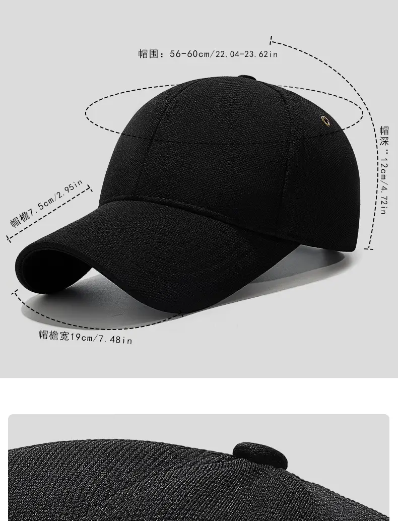 Seiko Baseball Cap Pineapple Light Board Copper Buckle Eyelet Peaked — feature 5