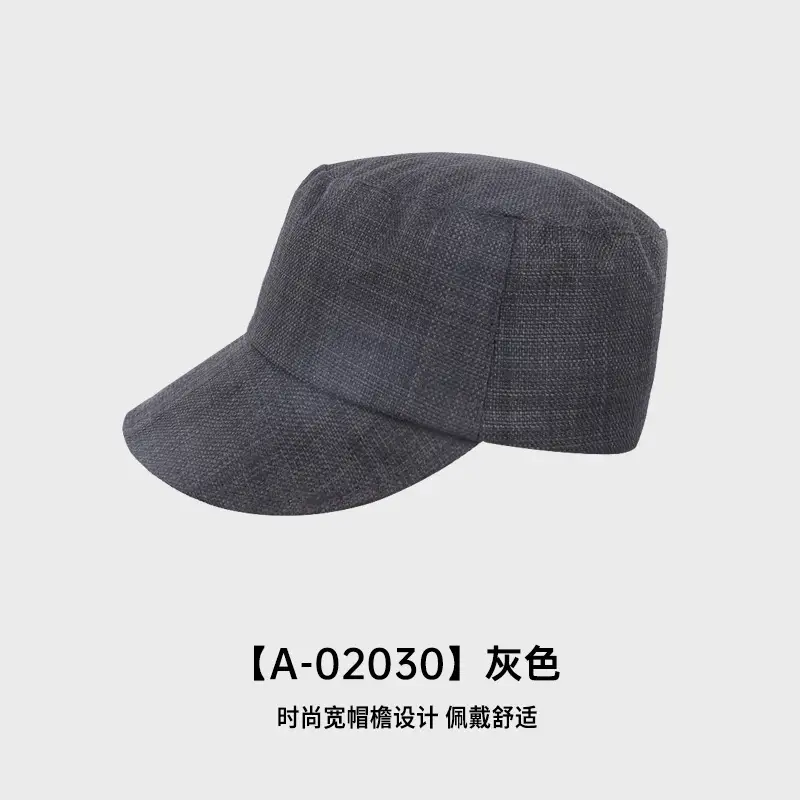 Women Linen Peaked Cap Beige Casual - Image 3