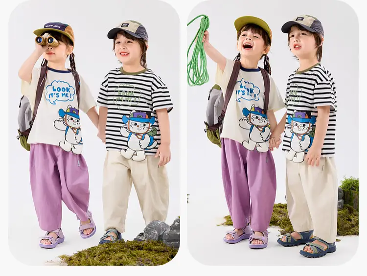Dudujia Kids T-Shirt Summer Boys Cotton Soft Multi Color — feature 25