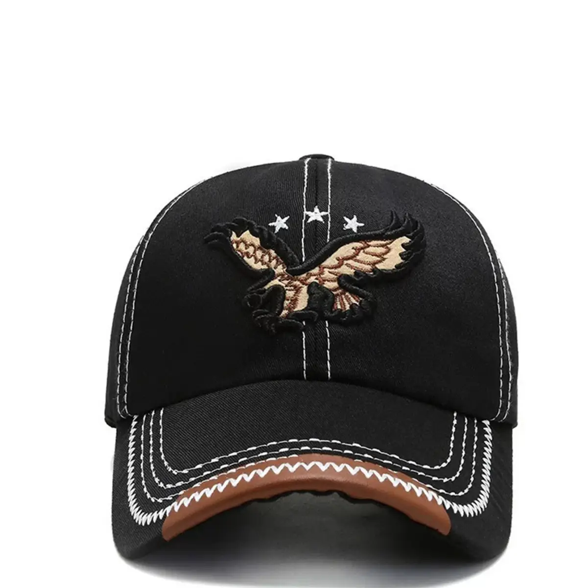 Black Embroidered Baseball Cap for Women 2026 - Image 5