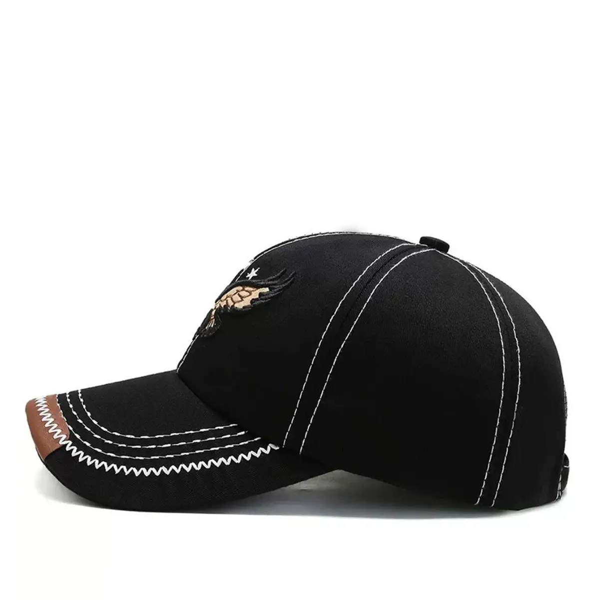 Black Embroidered Baseball Cap for Women 2026 - Image 7
