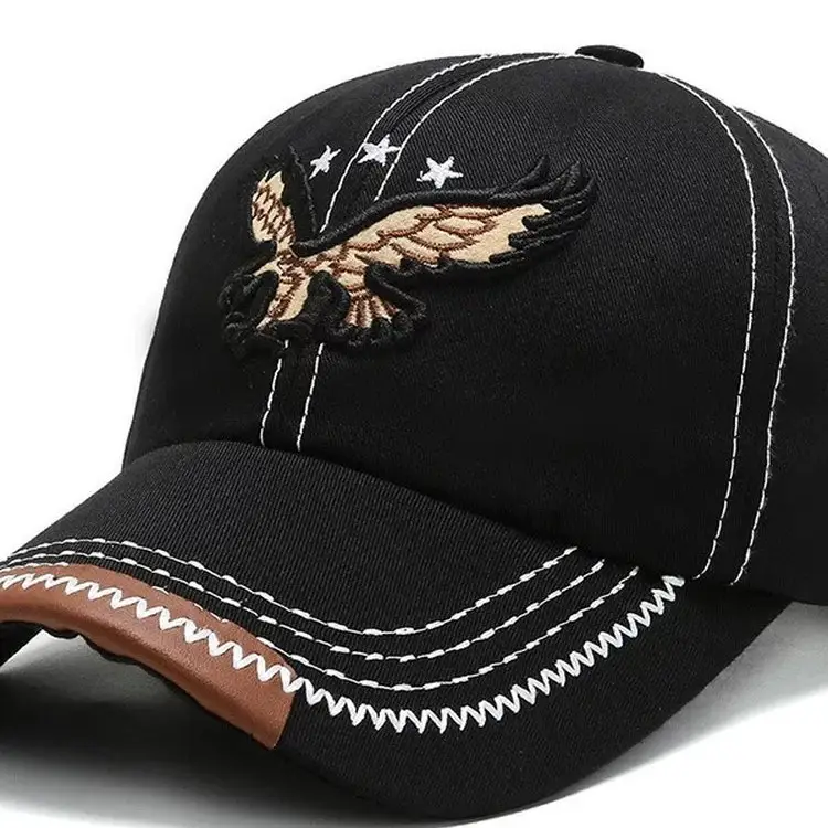 Black Embroidered Baseball Cap for Women 2026 - Image 8