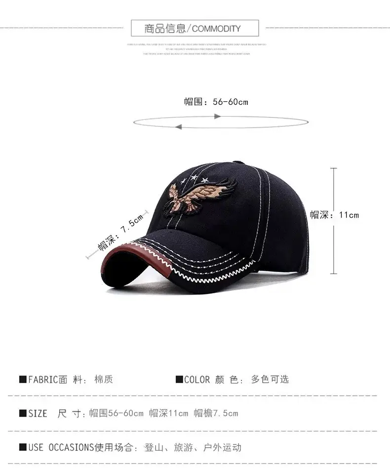 Black Embroidered Baseball Cap for Women 2026 — feature 2
