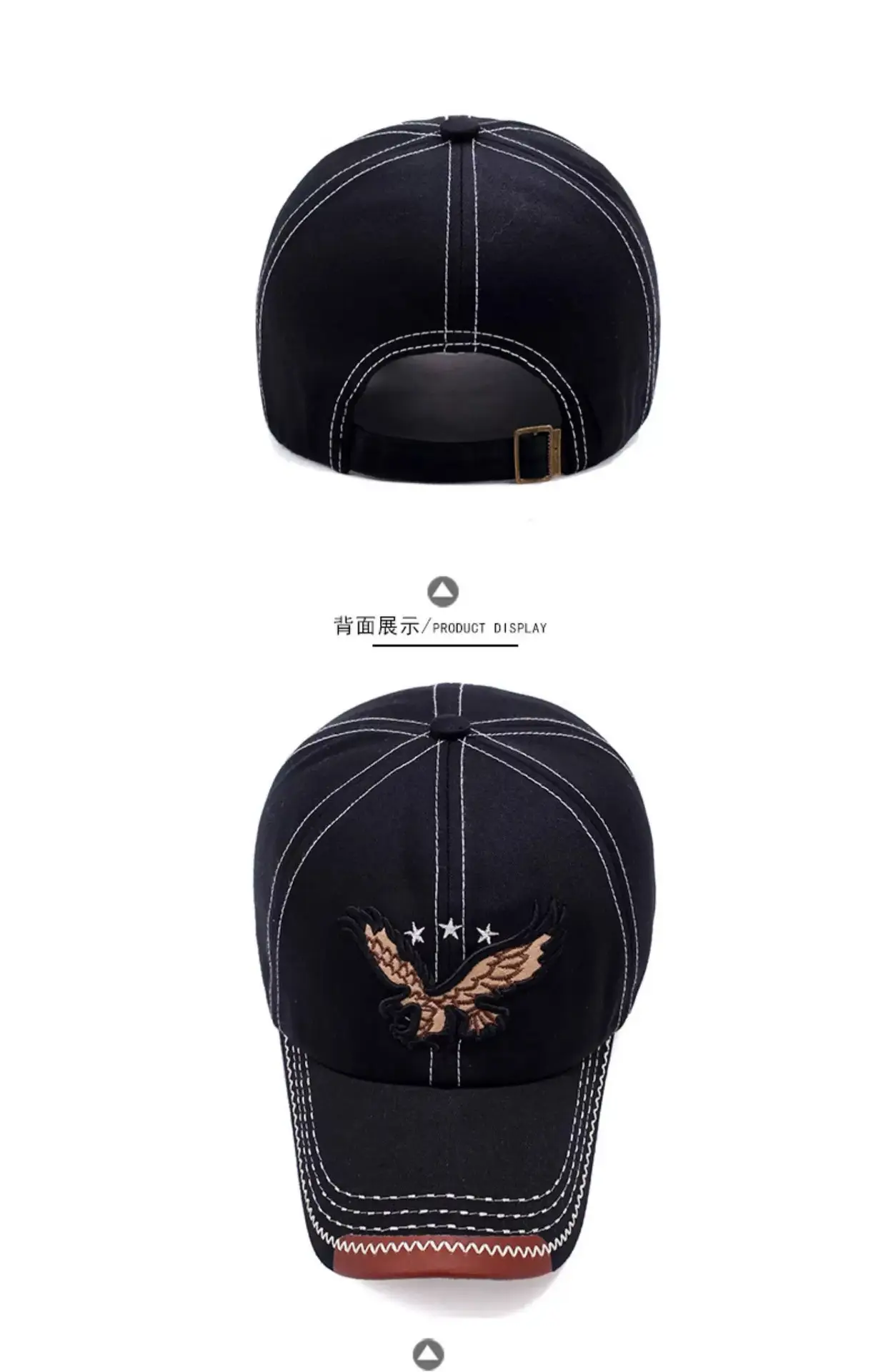Black Embroidered Baseball Cap for Women 2026 — feature 9