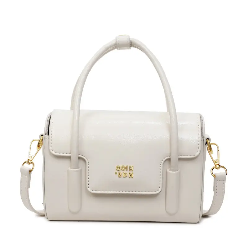 Korean Retro Small Square Handbag Maroon 2025 - Image 2