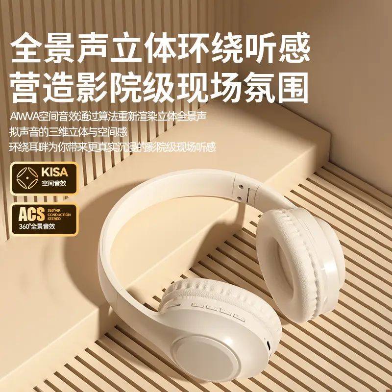 Over-Ear Bluetooth Headset with Noise Cancellation & Long Battery - Image 5