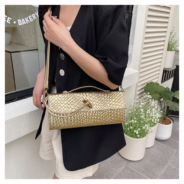Gold Woven Crossbody Bag for Women 2025 — feature 14