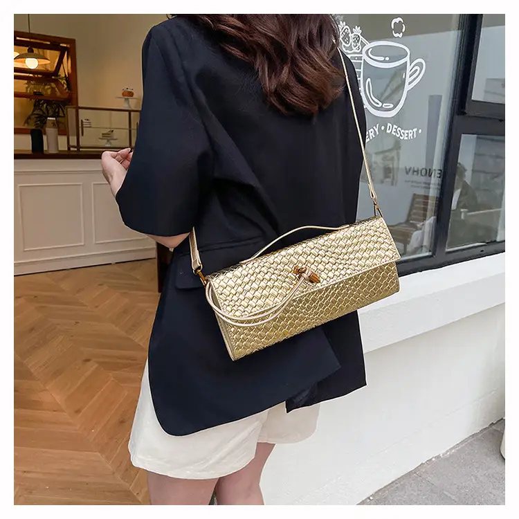 Gold Woven Crossbody Bag for Women 2025 — feature 15