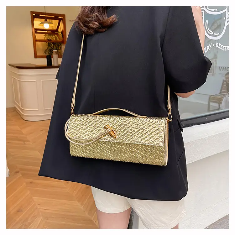 Gold Woven Crossbody Bag for Women 2025 — feature 17