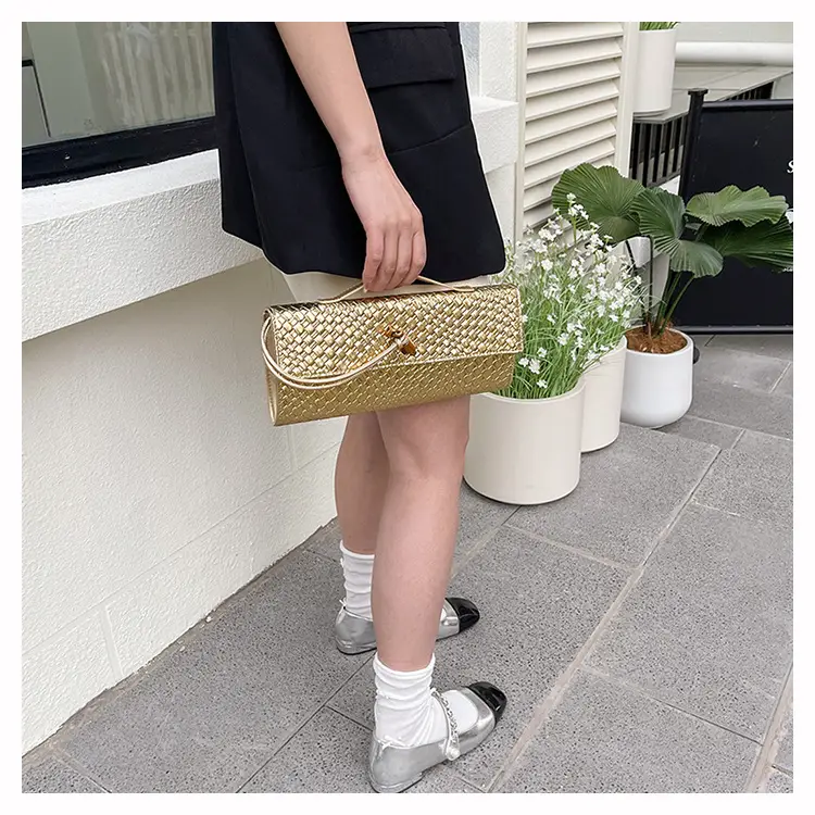 Gold Woven Crossbody Bag for Women 2025 — feature 26