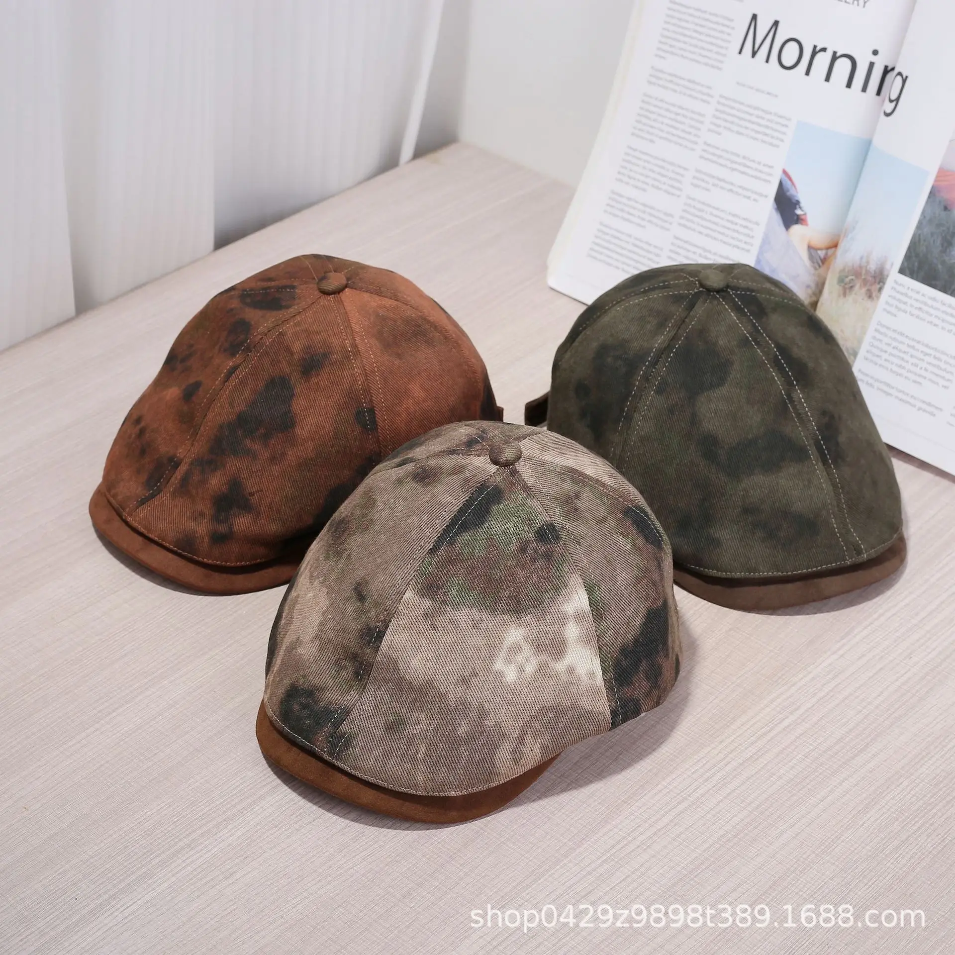 Retro Tie-Dye Unisex Cap Sunshade Hat - Image 5