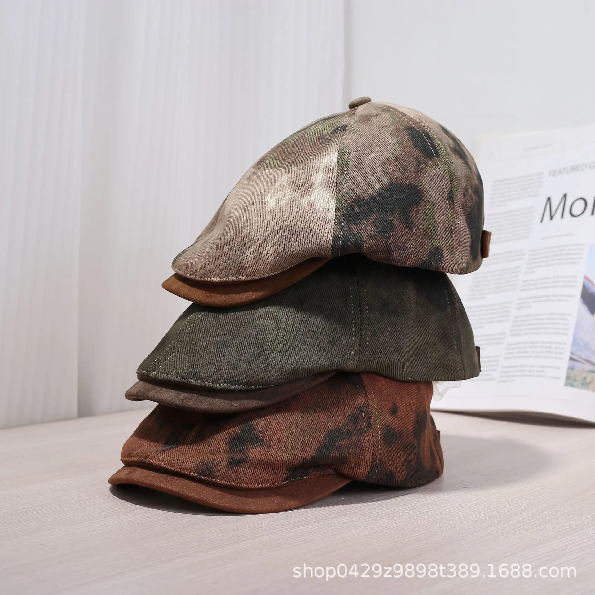 Retro Tie-Dye Unisex Cap Sunshade Hat - Image 7