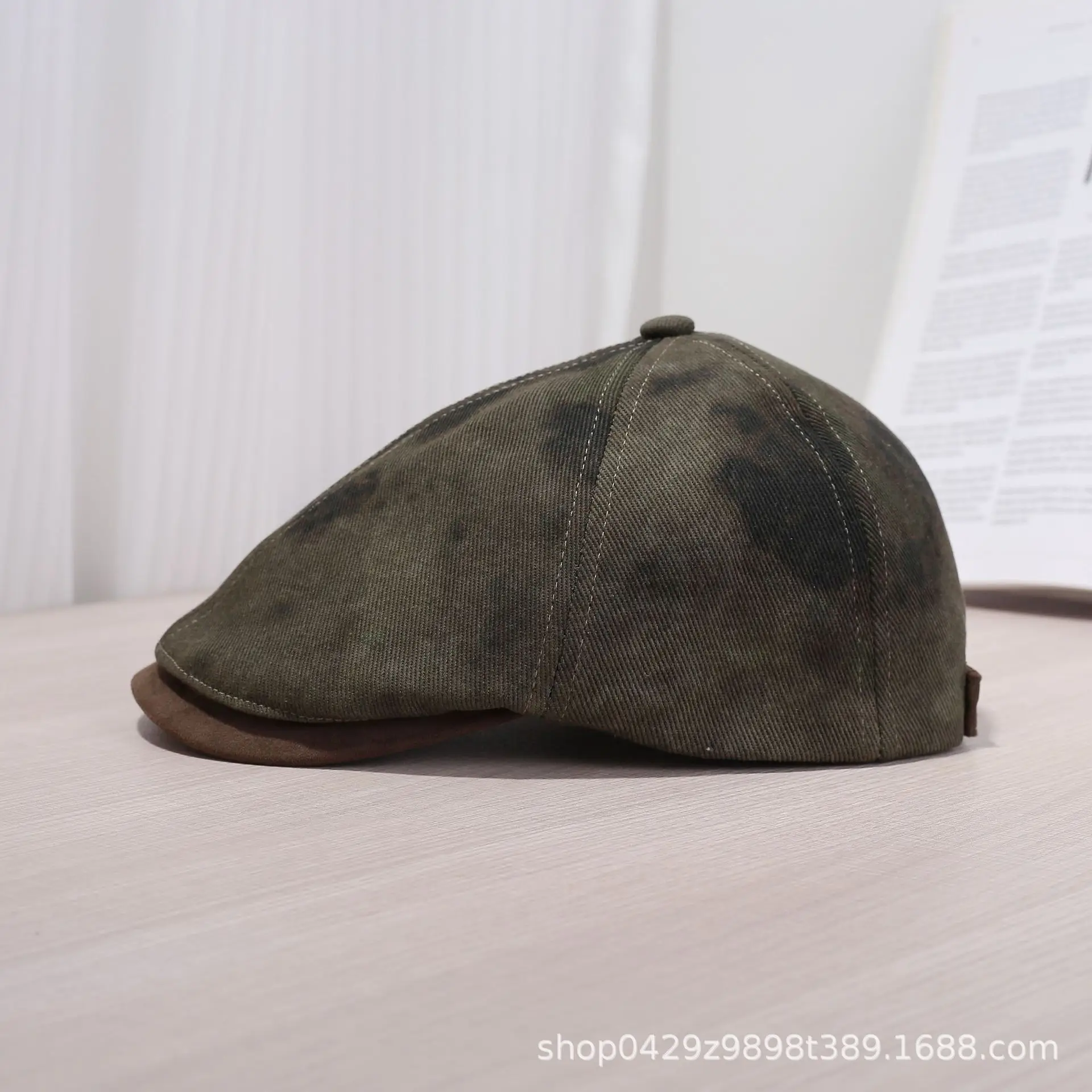 Retro Tie-Dye Unisex Cap Sunshade Hat — feature 7