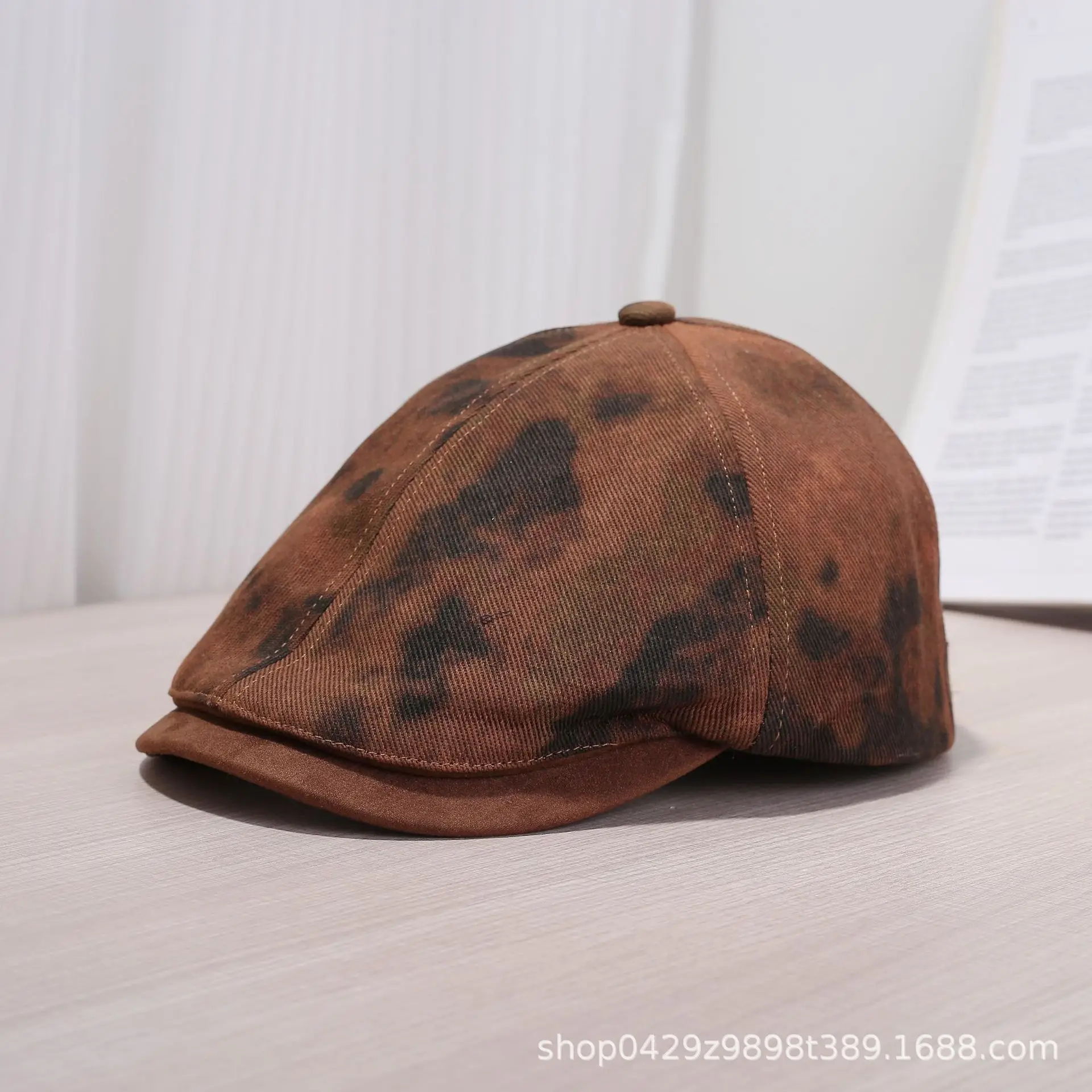 Retro Tie-Dye Unisex Cap Sunshade Hat - Image 2