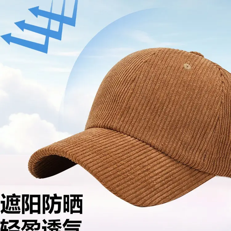 Women Red Corduroy Baseball Cap 2026 - Image 13