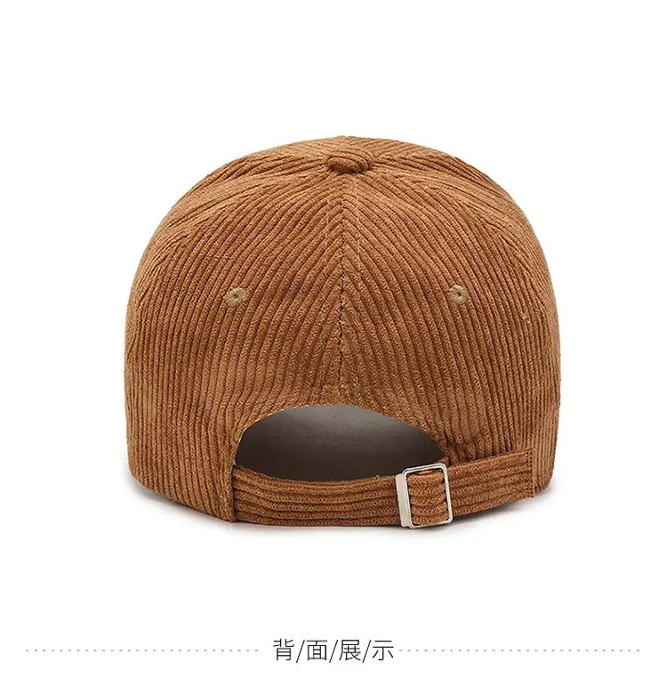 Women Red Corduroy Baseball Cap 2026 — feature 13