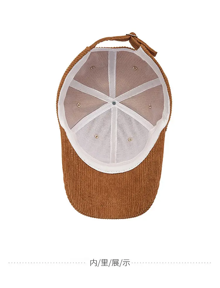 Women Red Corduroy Baseball Cap 2026 — feature 15
