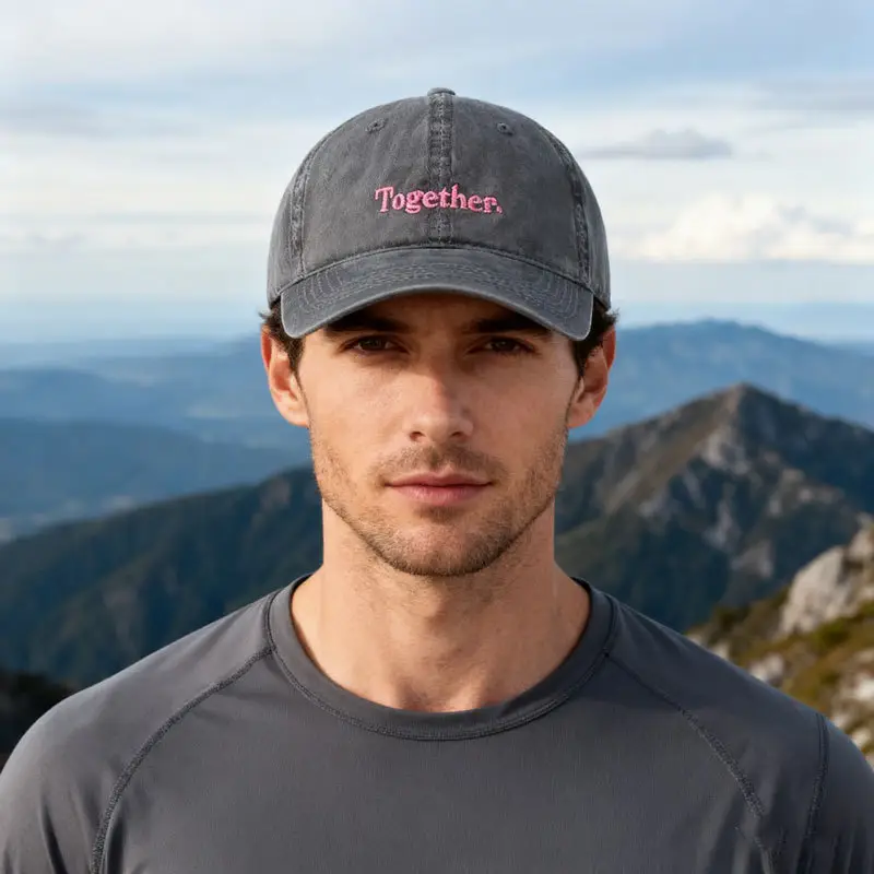 Men Letter Print Baseball Cap Green Large Bristle - Image 9
