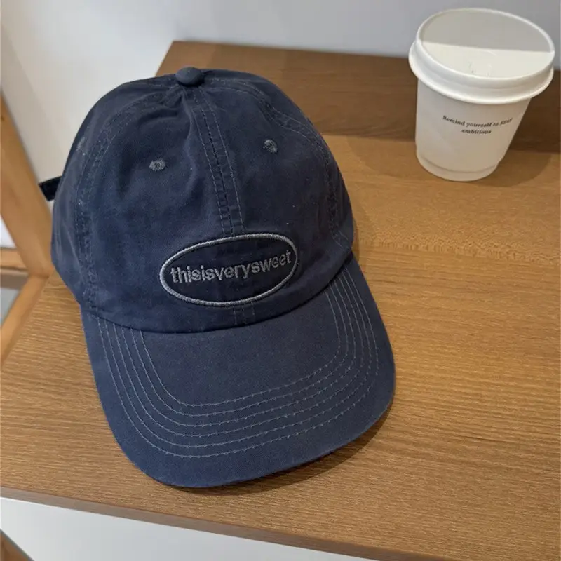 Women Beige Face-Slimming Baseball Cap