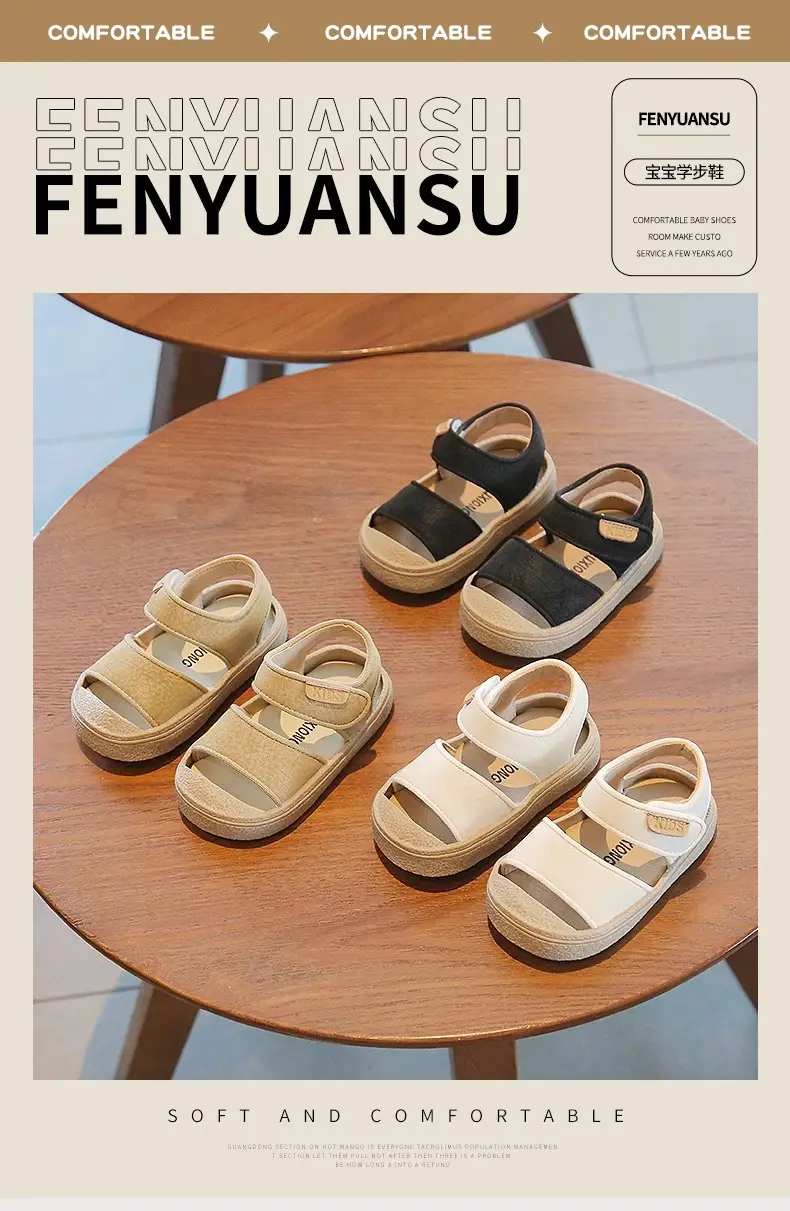 2025 Summer New Baby Sandals Anti-Kick Soft Sole — feature 1