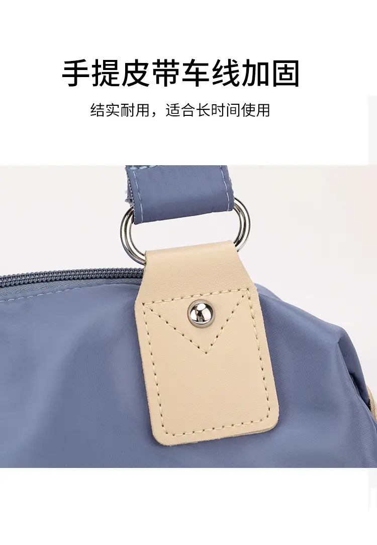 Blue Large Capacity Shoulder Bag for Women — feature 13