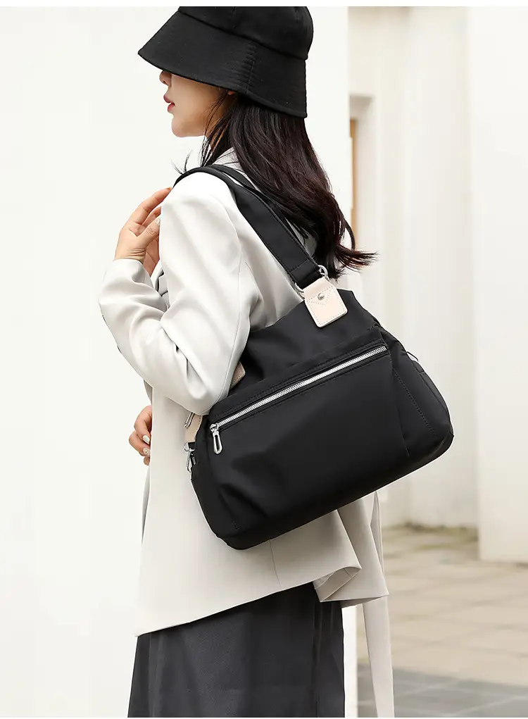 Blue Large Capacity Shoulder Bag for Women — feature 23
