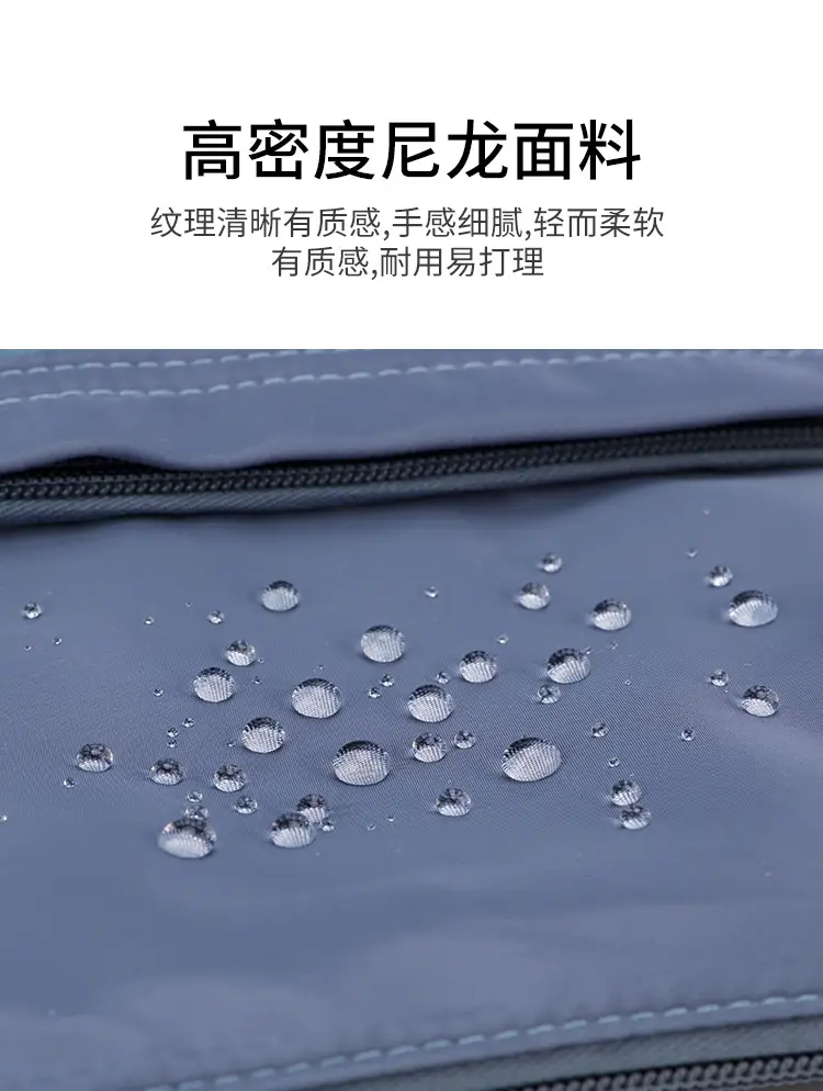 Blue Large Capacity Shoulder Bag for Women — feature 8