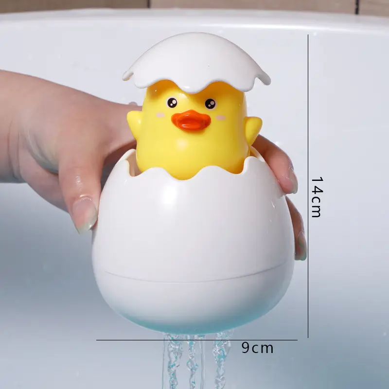 Baby Bath Toy Wind-Up Frog Little Turtle Yellow Duck Kids Swimming Pool Bathroom Water Play Kidsren's Water Toys