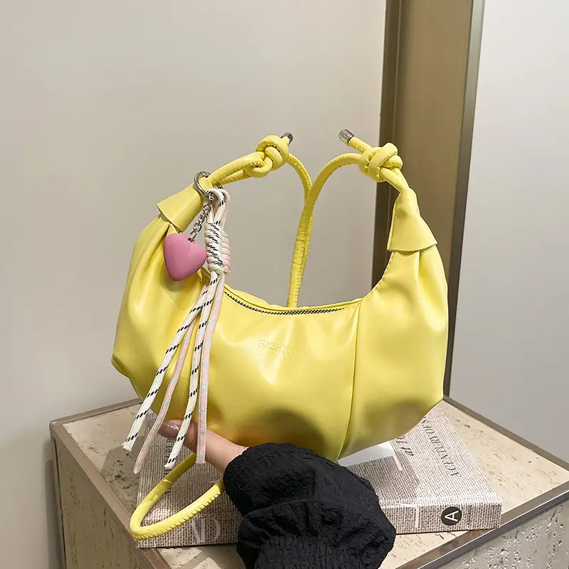 Silver Oil Leather Shoulder Bag for Women — feature 13
