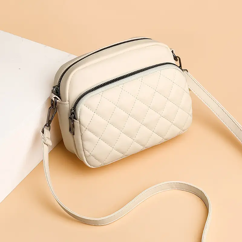 Women's Black Quilted Shoulder Crossbody Bag 2025 - Image 9