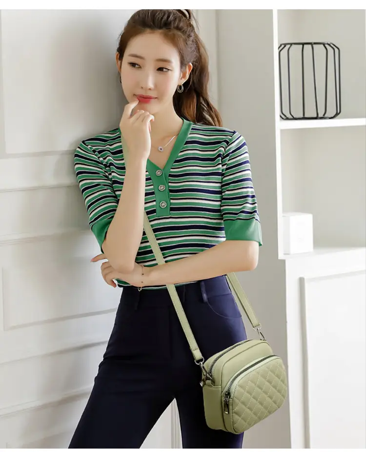 Women's Black Quilted Shoulder Crossbody Bag 2025 — feature 11